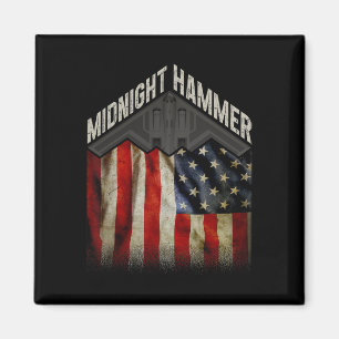 Operation Midnight Hammer - Usa Flagga Midnight Ha Magnet