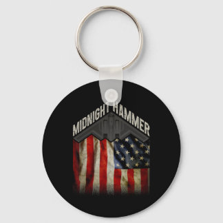 Operation Midnight Hammer - Usa Flagga Midnight Ha Nyckelring
