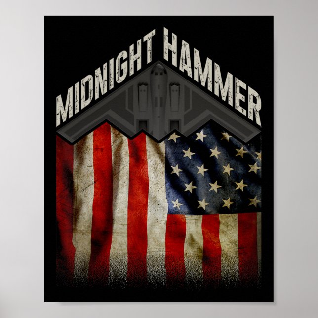 Operation Midnight Hammer - Usa Flagga Midnight Ha Poster (Framsidan)