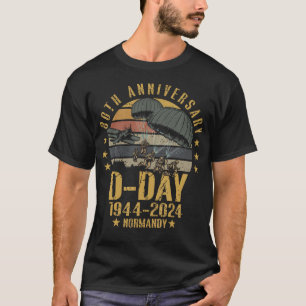 Operation Overlord 1944 D-Day 2024 80th Anniversar T Shirt
