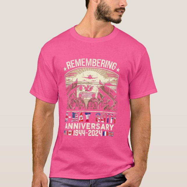 Operation Overlord 1944 Shirt D-Day 2024 80Th Anni T (Framsida)