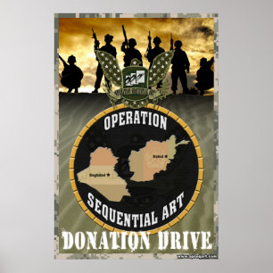 Operation Sequential Art: Donationsenhet Poster