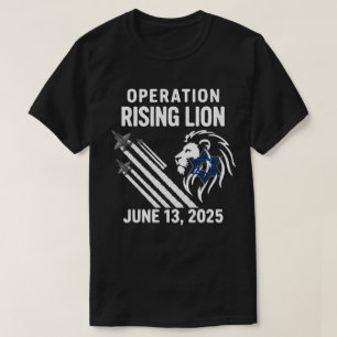 Operation Stigande Lejon 2025   Israel-Iran Militä T Shirt