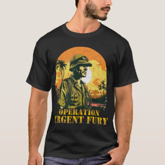 Operation Urgent Fury Grenada Veteran Vintage Gift T Shirt