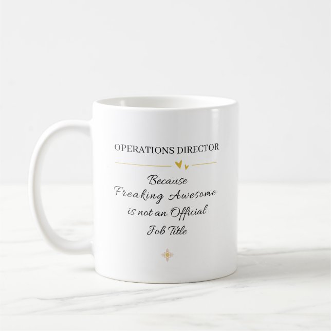 Operations Director Office Quote Kaffemugg (Vänster)