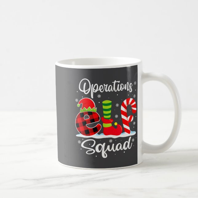 Operations Elf Squad Christmas Manager Matching X- Kaffemugg (Höger)