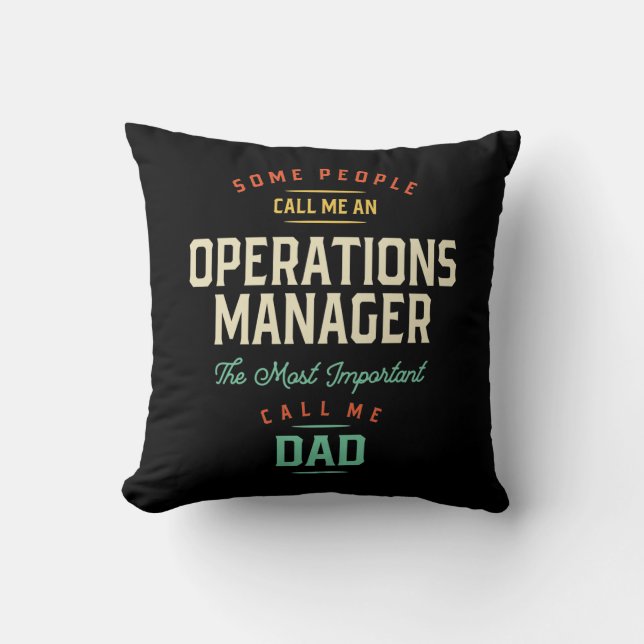 Operations Manager och Pappa Kudde (Framsida)