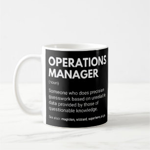Operationschef Rolig Arbetsdefinition Kaffemugg