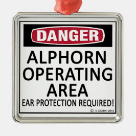 Operationsområde Alphorn Julgransprydnad Metall