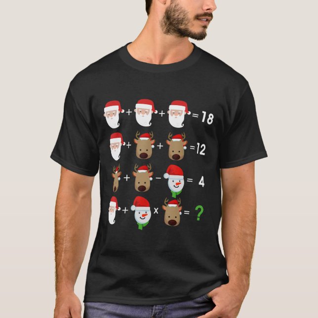 Operationsorder Quiz Funny Math Teacher Kristus T Shirt (Framsida)