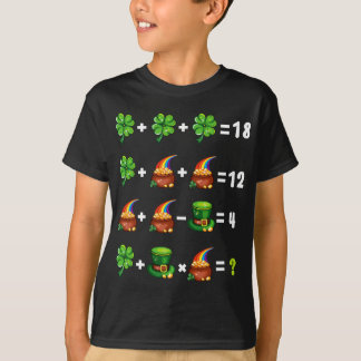 Operationsorder Quiz Funny Math Teacher St Pat T Shirt