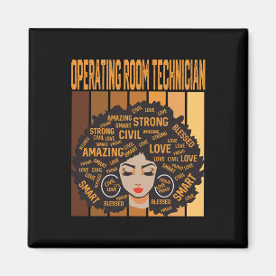 Operationssalstekniker Svarta historiemånaden Prid Magnet