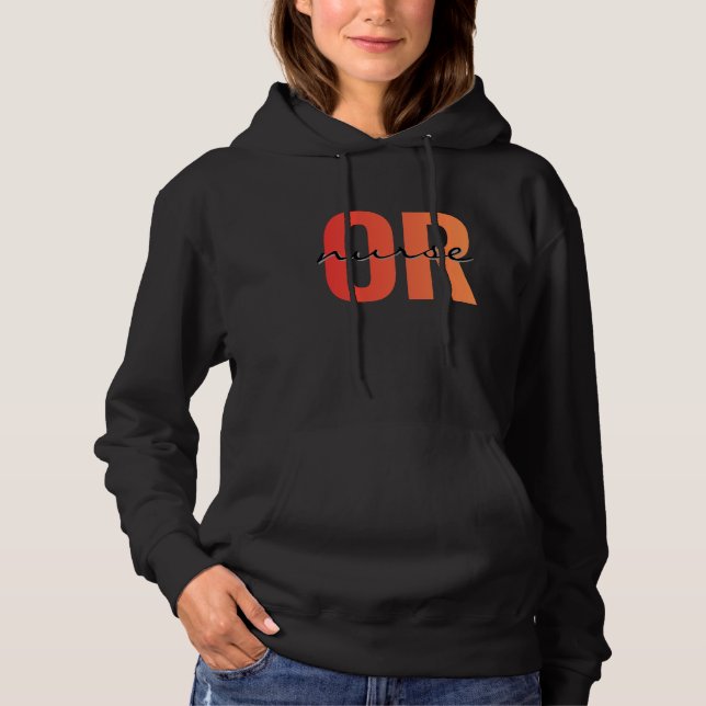 Operationssjuksköterska Modern typografi T Shirt (Framsida)