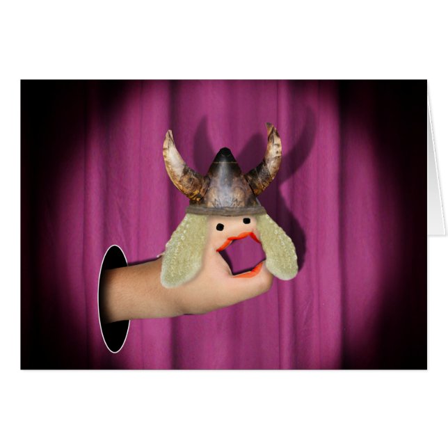 Operativ hand i potlight hälsningskort (Framsidan Horizontal)