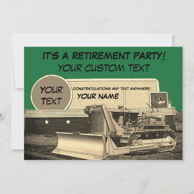 OPERATIV INBJUDAN INGENJÖR BULLDOZER PENSION (Framsida)