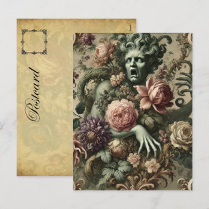 Operativ opulens - Gothic Blommigt Baroque Helg Vykort