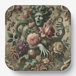 Operativ opulens - Gothic Blommigt Baroque Pillow