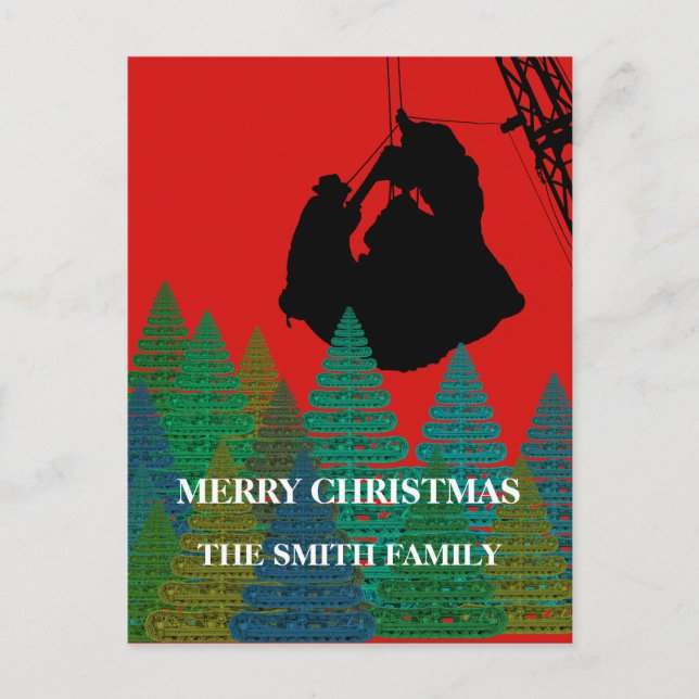 OPERATIVA DRIFTSBEHÖRIGHETSKRISTMAS I INGENJÖR HELG VYKORT (Framsida)