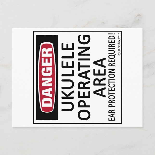 Operativområde Ukulele Vykort (Framsida)