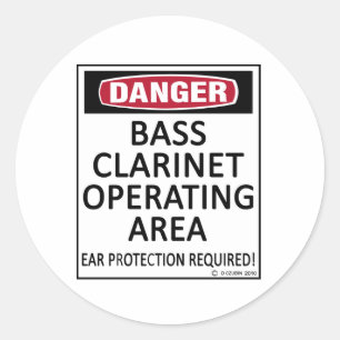 Operativområdesbuss, Clarinet Runt Klistermärke