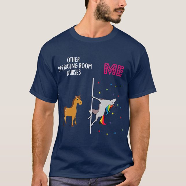 Operativrum för sjuksköterska Unicorn andra du T Shirt (Framsida)