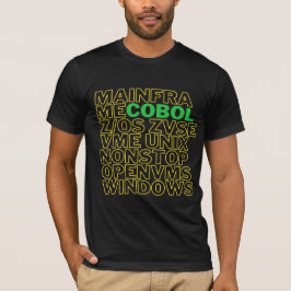 Operativsystemplattformar för COBOL-språk T Shirt