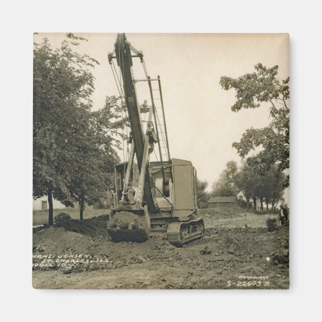 OPERATÖR FÖR KABELLEVERANTÖRER I Nordvästra CRANE  Magnet (Framsidan)