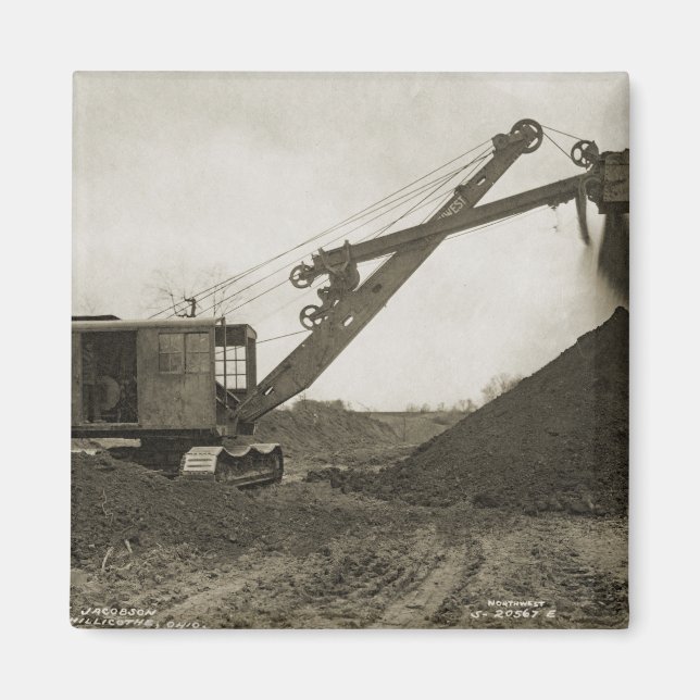 OPERATÖR FÖR KABELLEVERANTÖRER I Nordvästra CRANE  Magnet (Framsidan)