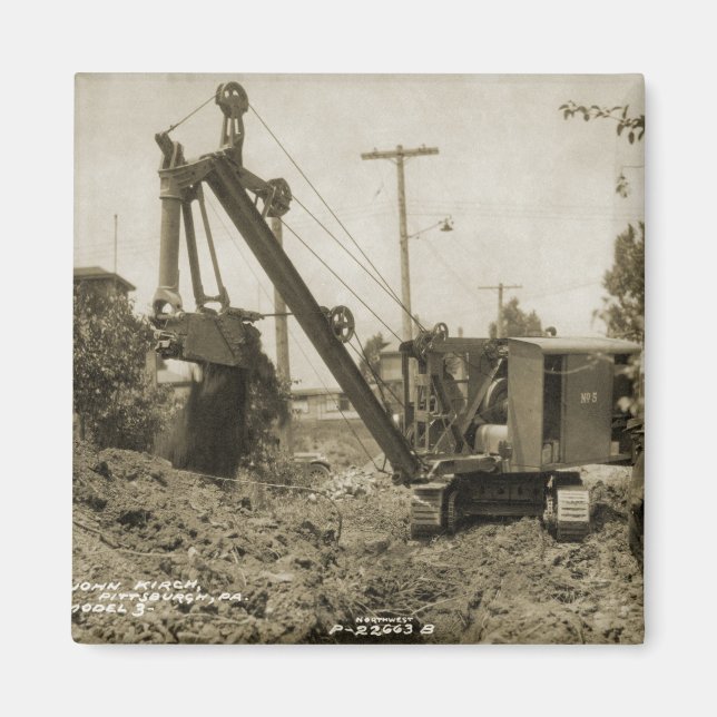 OPERATÖR FÖR KABELLEVERANTÖRER I Nordvästra CRANE  Magnet (Framsidan)