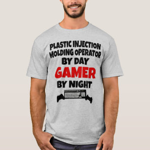 Operatör för plastisk sprutgjutning t shirt