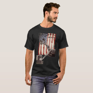 Operatör med Ingenjör Crane operator DIUR LOCAL NO T Shirt