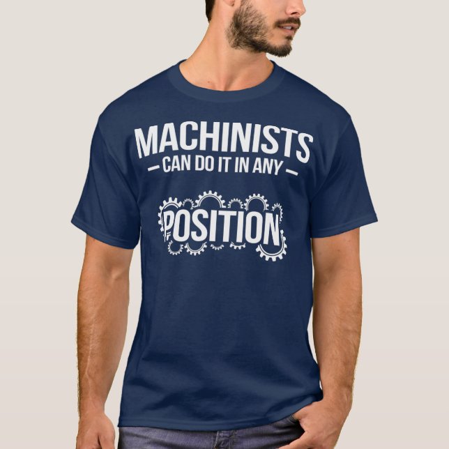 Operatör med kod CNC Maskin T Shirt (Framsida)