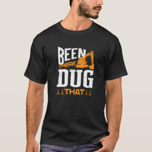 Operatör med kod för tungt utrustningsgrävare har  t shirt