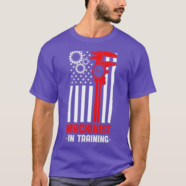 Operatör med Maskin för maskinutbildning T Shirt (Framsida)
