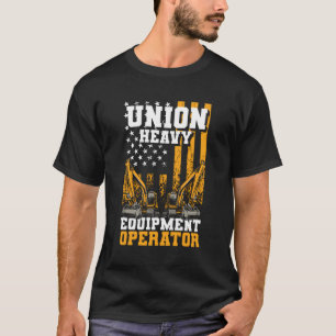 Operatör med punktskatteplikator Union Heavy Equip T Shirt