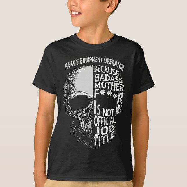 Operatören för tung utrustning är inte ett Officie T Shirt (Framsida)