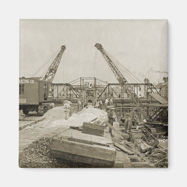 OPERATÖRER FÖR KABELLEVERANTÖR I Nordvästra CRANE  Magnet (Framsidan)