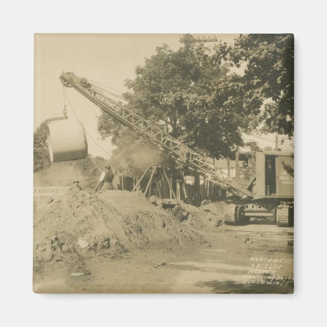 OPERATÖRER FÖR KABELLEVERANTÖR I Nordvästra CRANE  Magnet (Framsidan)