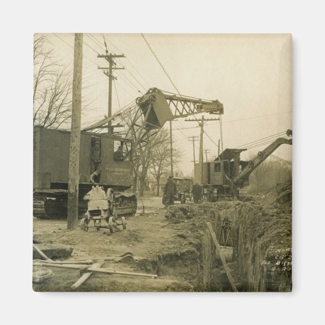 OPERATÖRER FÖR KABELLEVERANTÖR I Nordvästra CRANE  Magnet (Framsidan)