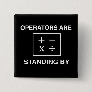 Operatörer står By Knapp
