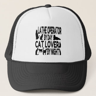 Operatorn Cat Lover Lathe Keps