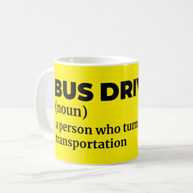 Operatörsdefinition för professionell Buss Kaffemugg (Framsida vänster)