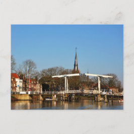 Ophaalbrug in Nederland. Vykort