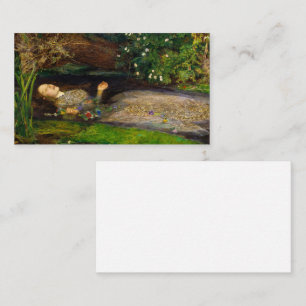 Ophelia, 1851 av John Everett Millais Visitkort