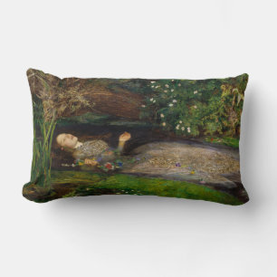 Ophelia 1852 från Herr John Everett Millais Lumbarkudde