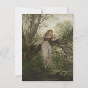 Ophelia Art av Victor Müller Postcard Vykort