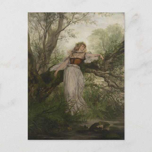 Ophelia Art av Victor Müller Postcard Vykort (Framsida)