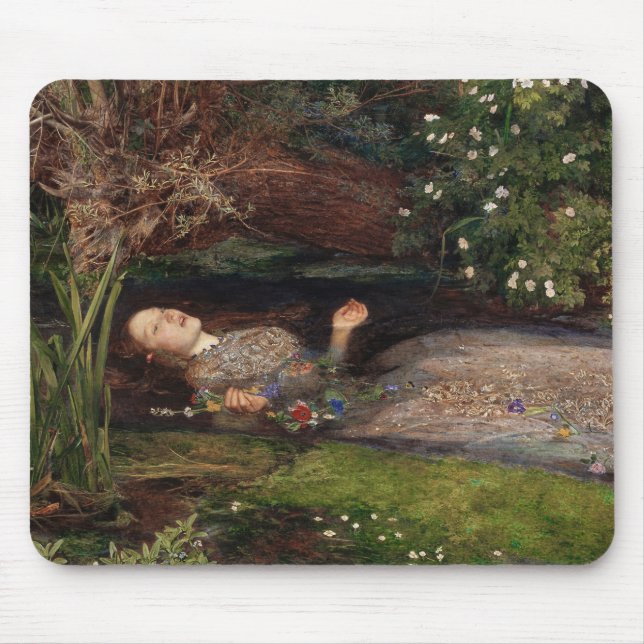 Ophelia av John Everett Millais Musmatta (Framsidan)