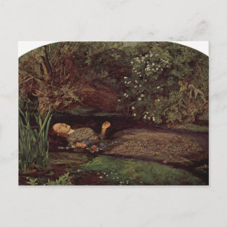 Ophelia av John Everett Millais Vykort
