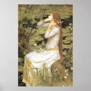 OPHELiA, av John William Waterhouse, 1894 Poster